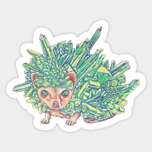 Crystal Hedgehog Sticker